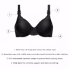 Chantelle Hedona Seamless Unlined Minimizer Bra – Black (Style: 2031-011)