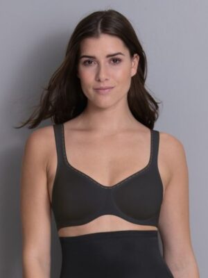Rosa Faia Twin Firm Underwire Bra- Black (Style: 5694)