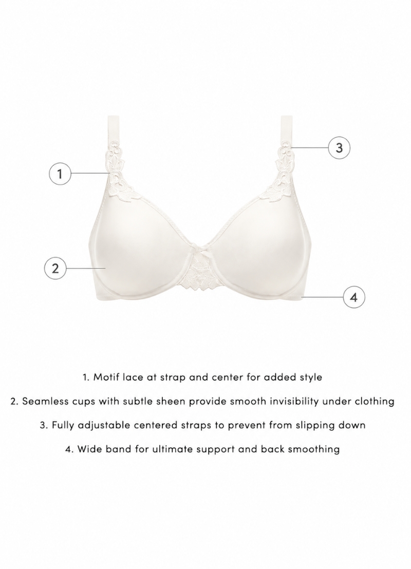 Chantelle Hedona Seamless Unlined Minimizer Bra – Ivory (Style: 2031-035)