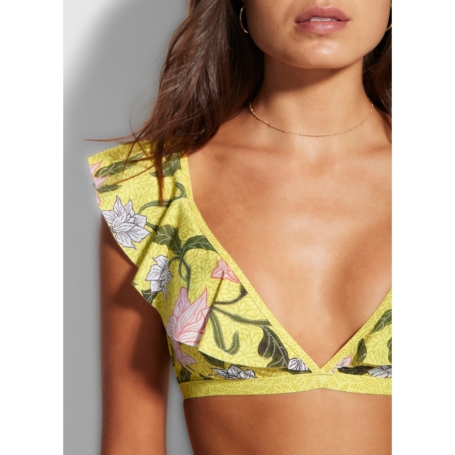 seafolly oversized flounce bralette limelight 05 seafolly oversized flounce bralette limelight 05