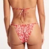 Seafolly Poolside Slide Tri Bikini With Rio Pant Pink Chintz 03