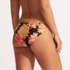 Palm Springs Bandeau Bikini With Hipster Pant - Black 04