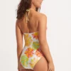 sf palm springs bandeau one piece back