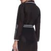 Gottex Belted Beach Blouse (23SS628) Black back
