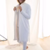 Lila Rose Rib Robe milk 1