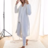 Lila Rose Rib Robe milk