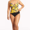Carnivale Twist Front DDE Tankini Top - Citrus