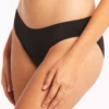 Sea Level Eco Essentials Regular Bikini Bottom - Black