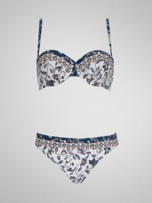 Sunflair Olympia Frivolity Bandeau Bikini - Navy (Style 31631)