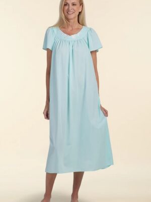 Tricot Long Nighty (50809) Sea Foam