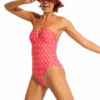 Seafolly Birds Of Paradise Diamond Wire One Piece