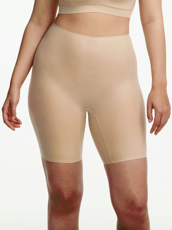 SoftStretch High Waist Mid-Thigh Short Nude