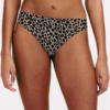 Chantelle SoftStretch Thong Leopard Nude