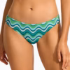 Seafolly Neue Wave Ring Front Bandeau Bikini - Jade