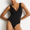 Sea Level Essentials Frill One Piece Swimsuit (Style: SL1040ECO)