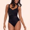Miraclesuit DD-CupNetwork Madero One Piece Swimsuit - Black (Style: 6518765DD)