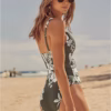 Sea Level Aloha Longline One Piece Swimsuit - Khaki