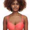 Chantelle Pulp Tattoo Love Half Cup Memory Bra in Watermelon