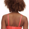 Chantelle Pulp Tattoo Love Half Cup Memory Bra in Watermelon