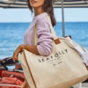 Seafolly Canvas Tote Bag - Sand