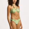 Seafolly Kasbah Halter Bandeau Bikini - Sage