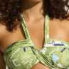 Seafolly Kasbah Halter Bandeau Bikini - Sage