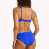 Sea Level Scalloped Longline Bikini Cobalt