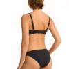 Sea Level Scalloped Square Neck Bikini - Black