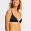 Seafolly Beach Bound Ring Front Tank Bikini - Black