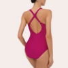 Marc & Andre Zipper Maillot- Fuschia (Style: SP25-01)