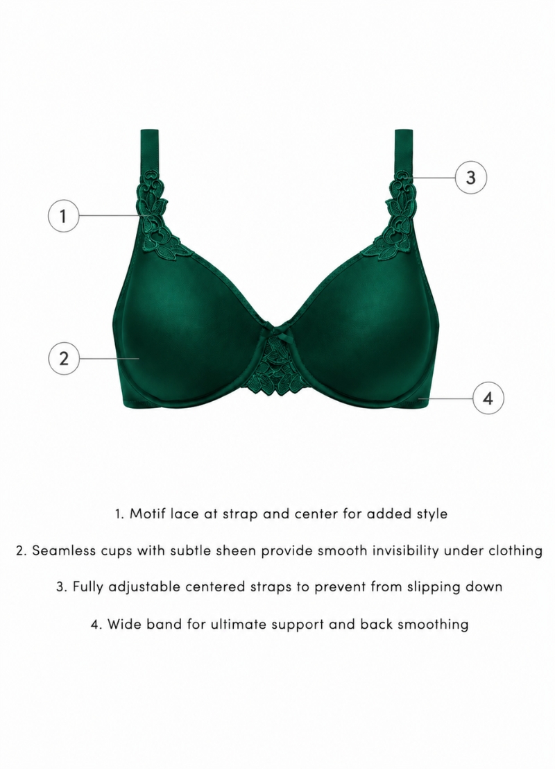 Chantelle Hedona 2031 Minimizer Bra- Emerald Green