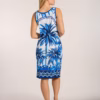 Sunflair Ethno Palm Dress - Blue & White (Style: 73302)