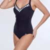 Sunflair NOS Full Piece Swimsuit - Dark Navy (Style: 72165)