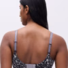 Chantelle C Magnifique Seamless Unlined Minimizer Bra - Grey Leopard Print (Style: C18910-B16)