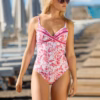 Sunflair Olympia One Piece Swimsuit – Pink, White & Magenta Print (Style: 32609)