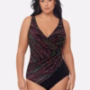 Miraclesuit Plus Size Oceanus One Piece Swimsuit – Light Show (Style: 6567488W)