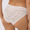 Marc & André Lacy Skin Mid-Rise Brazilian Brief Ivory