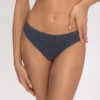 Marc & André Lacy Skin Mid-Rise Thong Grey