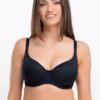 Rosme True Soft Underwire T-Shirt Bra - Black (Style: 723162)