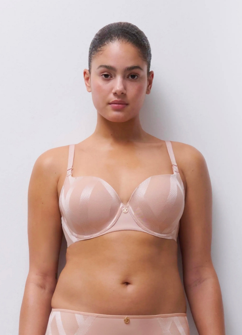Chantelle Glaze Seamless Unlined Underwire Bra – Nude Rose (Style: C15XN0-0RG)