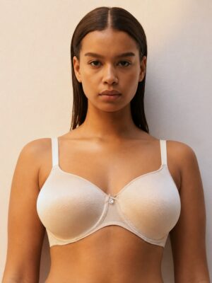 Chantelle Norah Comfort Full Coverage Spacer T-Shirt Bra – Talc