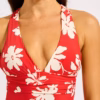 Seafolly Mayflower Cross Back One Piece Swimsuit – Cosmo Red