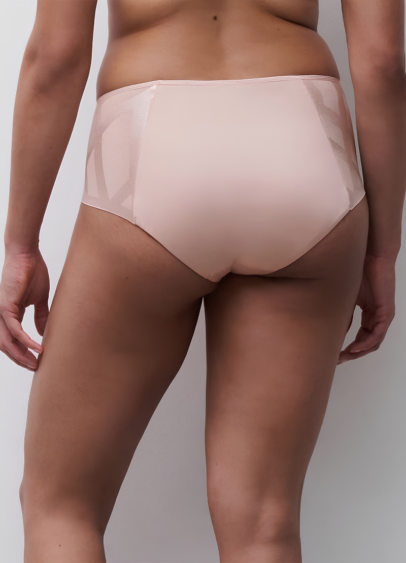 Chantelle Glaze High Waist Light Support Brief – Nude Rose (Style: C15XC5-0RG)