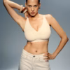 Chantelle SoftStretch Power V-Neck Wireless Support Bra Nude