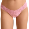 Hanky Panky Low Rise Thong in Strawberry Lemonade Pink