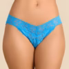Hanky Panky Low Rise Thong in Laguna Blue