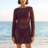 sea-level-castaway-mesh-cover-up-claret-sl9008cy-01 Sea Level Castaway Mesh Cover Up – Claret