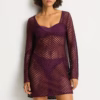 sea-level-castaway-mesh-cover-up-claret-sl9008cy-03 Sea Level Castaway Mesh Cover Up – Claret