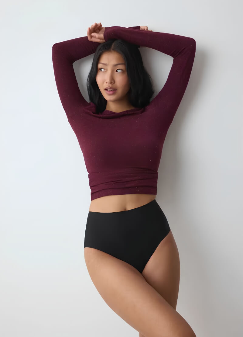 Triumph BMU Illusion Curve High Waisted Shaping Brief - Black