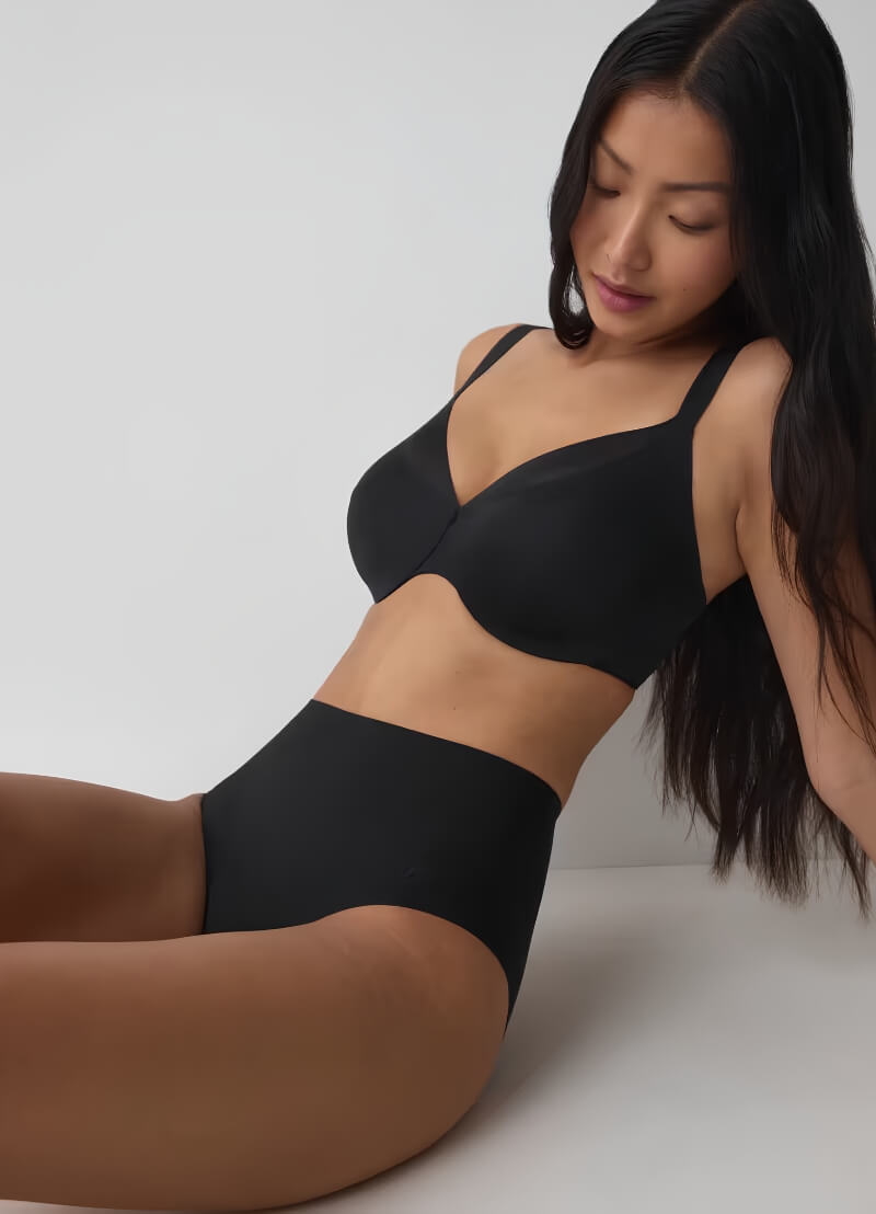 Triumph BMU Illusion Curve High Waisted Shaping Brief - Black